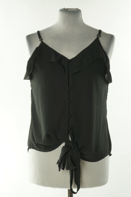 Bluzka czarna na guziki