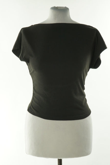 Top czarny gładki