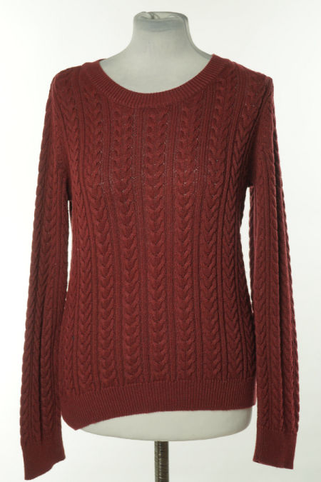 Sweter bordowy, H&M
