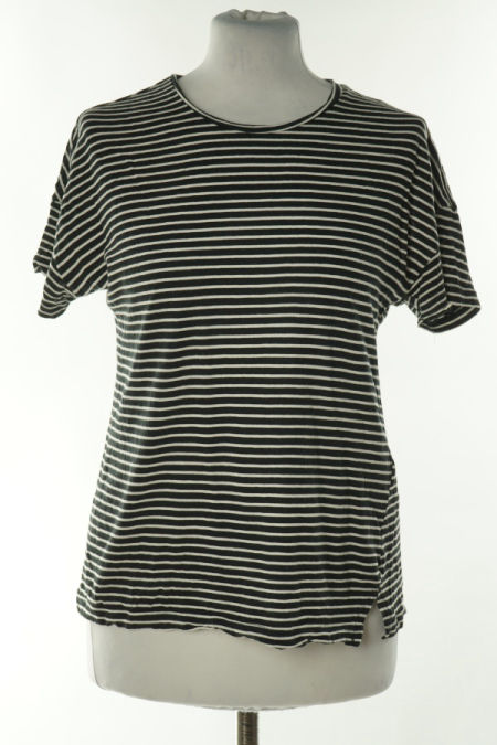 Koszulka czarno-biała w paski