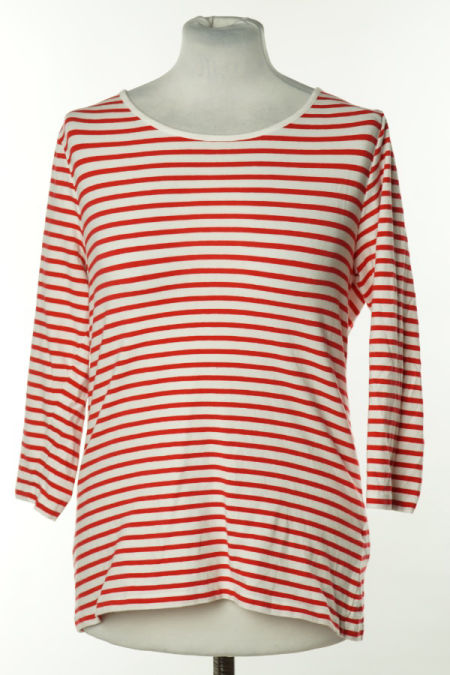 Bluzka biało-czerwona w paski