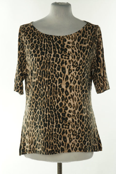 Koszulka brązowa w cętki