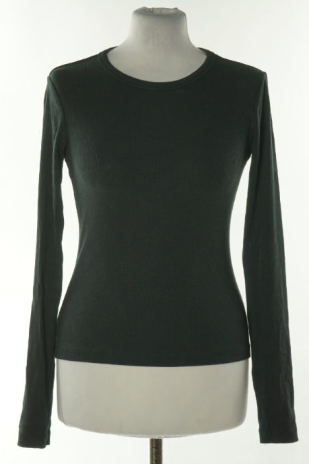 Bluzka czarna prążkowana