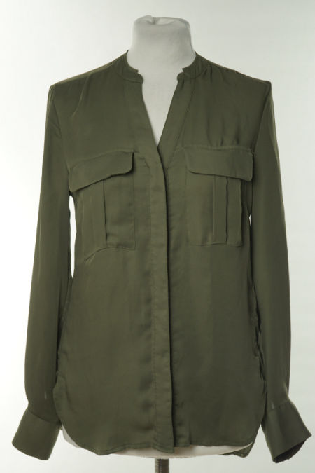 Koszula ciemnozielona H&M