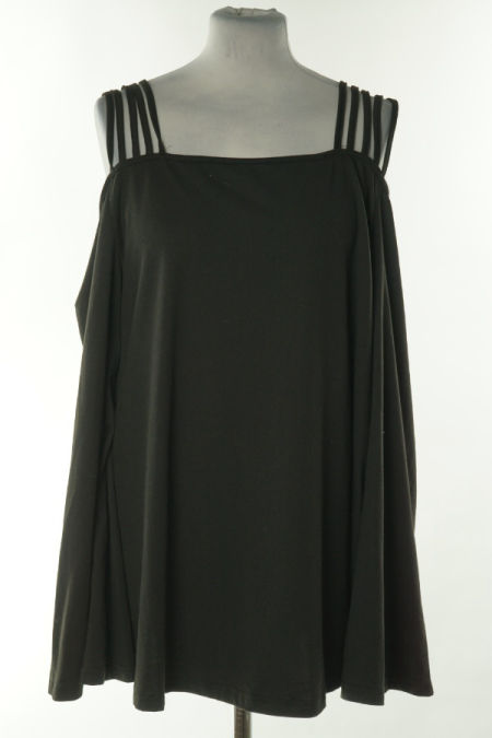 Bluzka czarna z odkrytymi ramionami