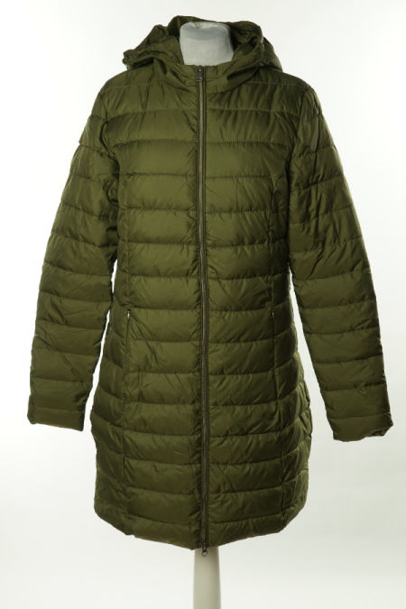 Płaszcz jasnozielony pikowany cienki