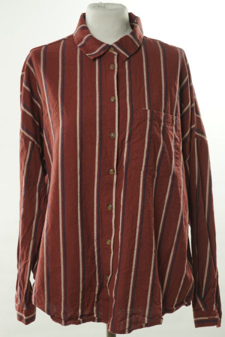 Koszula bordowa w paski