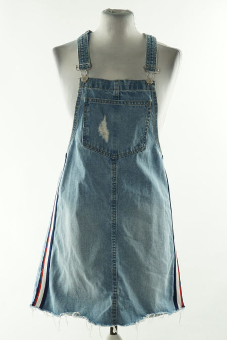 Sukienka ogrodniczka niebieska jeansowa