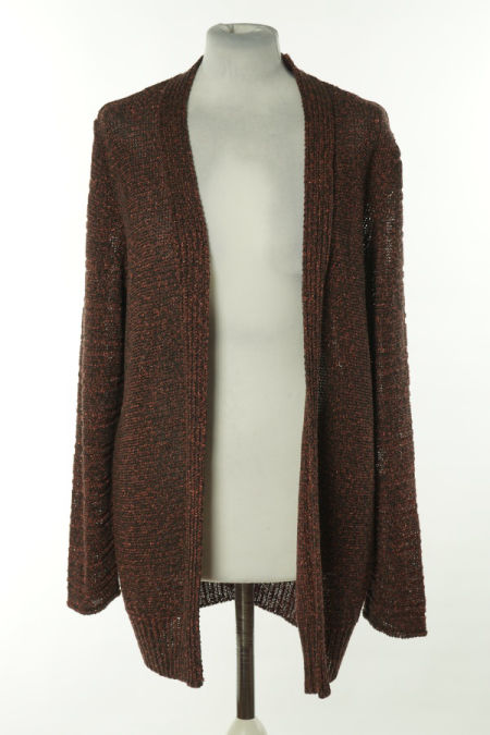 Narzutka bordowa sweterkowa