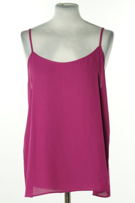 Bluzka fioletowa na cienkich ramiączkach