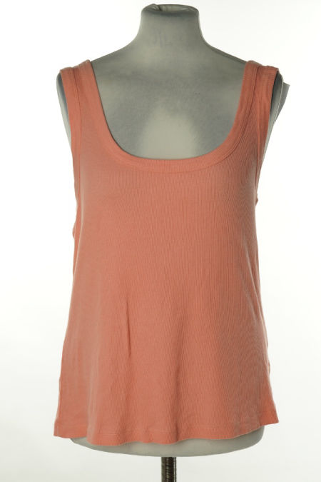 Koszulka brzoskwiniowa prążkowana