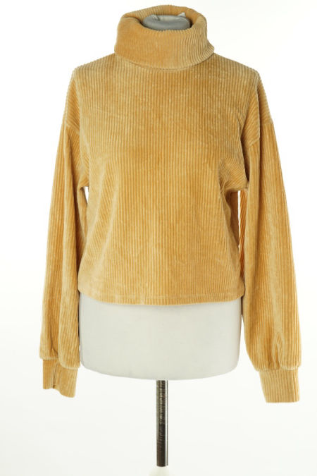 Bluza miodowa prążkowana