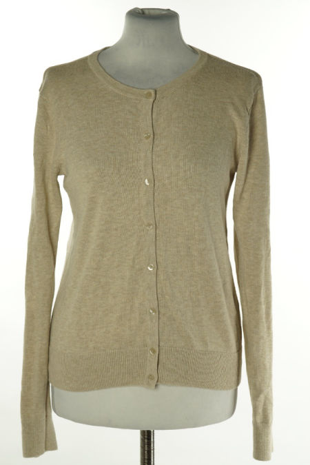 Kardigan beżowy sweterkowy, H&M