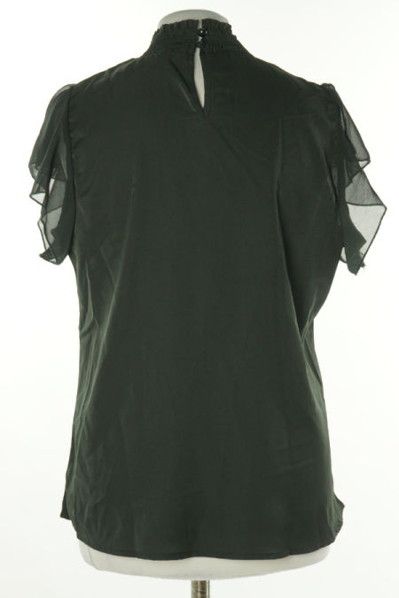 Bluzka bordowa z krótkim rękawem