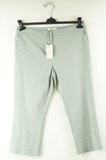 Spodnie wiskozowe szare 3/4