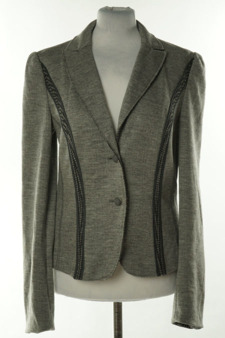 Żakiet szary wełniany