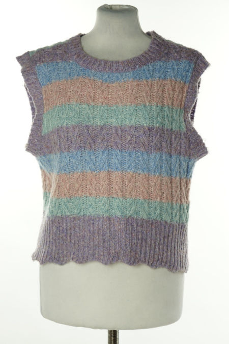 Kamizelka sweterkowa wielokolorowa