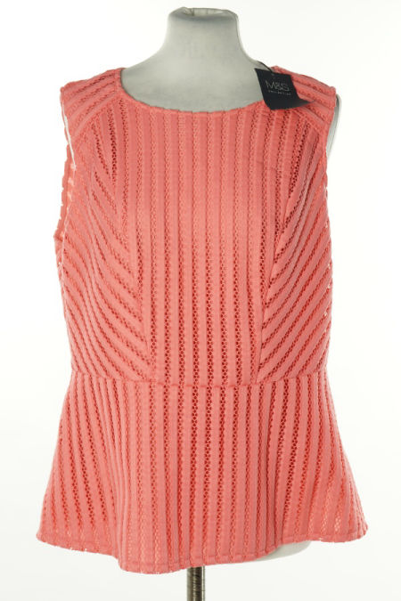 Bluzka różowa z baskinką