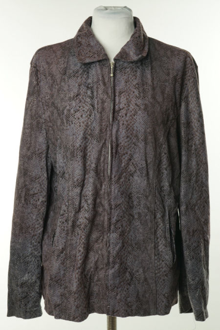 Koszula wierzchnia w wężowy zapinana na suwak