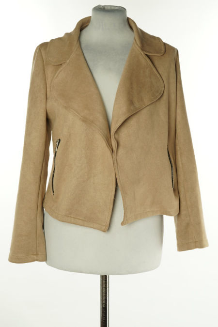 Narzutka beżowa welurowa