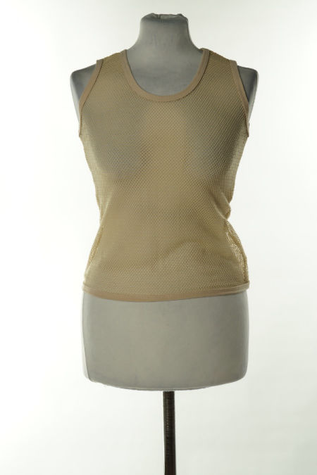 Koszulka beżowa siateczka