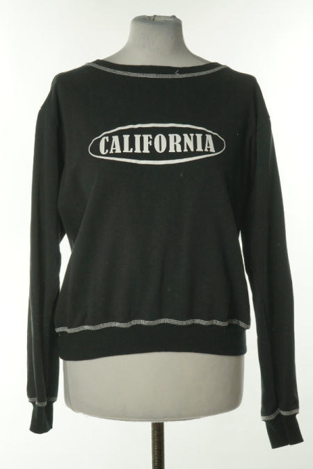 Bluza czarna z napisem california