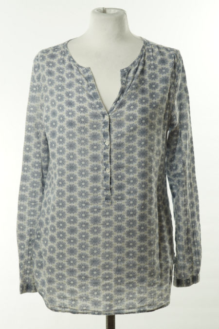 Bluzka szaro niebieska w koła