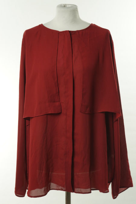 Koszula bordowa z klapami