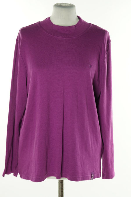 Bluzka fioletowa ze stójką