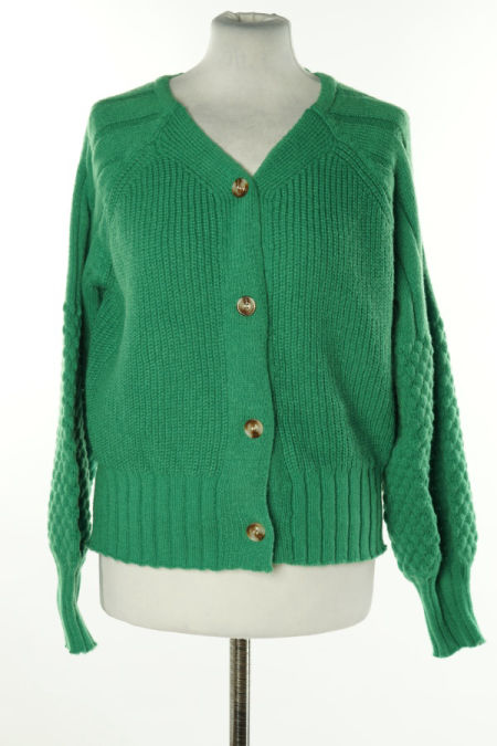 Kardigan zielony sweterkowy