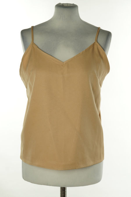 Bluzka beżowa na ramiączkach