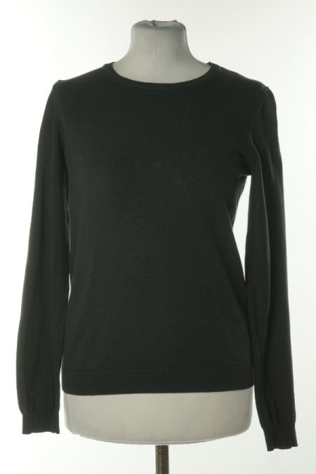 Sweter czarny cienki, H&M