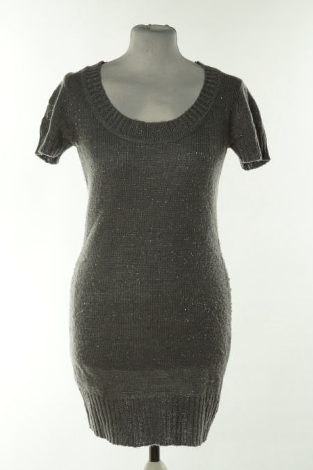 Sukienka szara sweterkowa