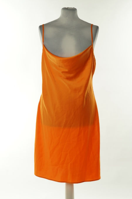 Sukienka pomarańczowa na ramiączkach