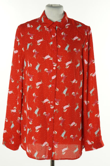Koszula czerwona świąteczna