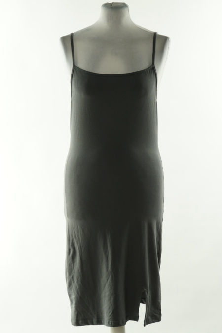 Sukienka szara gładka bawełniana, H&M