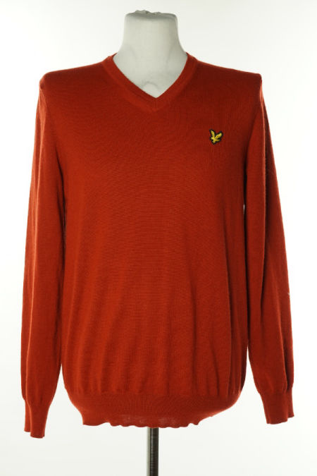 Sweter ceglasty(50%WEŁNY)