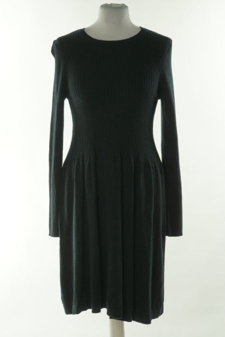 Sukienka czarna prążkowana, PRIMARK