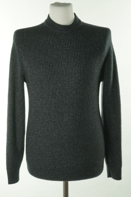 Sweter czarny melanż