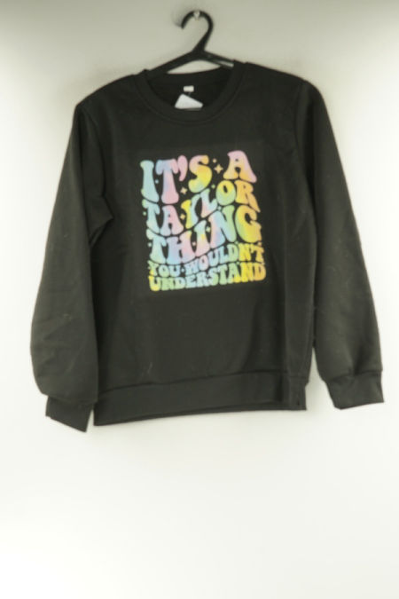 Bluza czarna z napisem