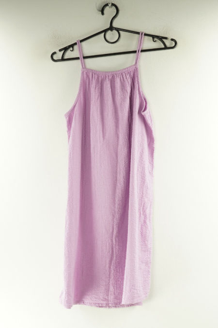 Sukienka fioletowa na cienkich ramiączkach, H&M