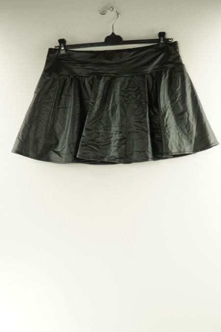 Spódnica czarna ekoskóra