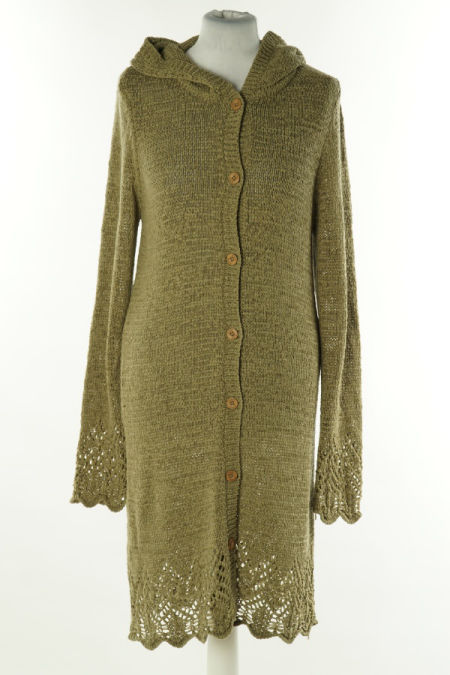 Kardigan oliwkowy sweterkowy