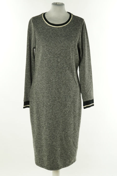 Sukienka szara sweterkowa