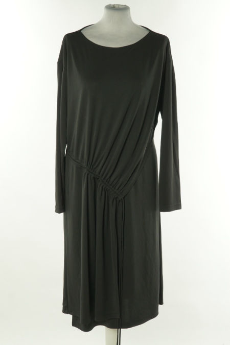 Sukienka czarna ze ściągaczem w talii, FILIPPA K