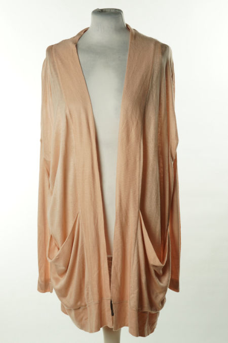 Narzutka sweterkowa jasnoróżowa