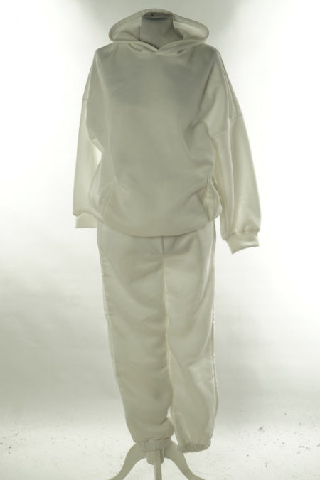 Bluza+spodnie białe dresowe