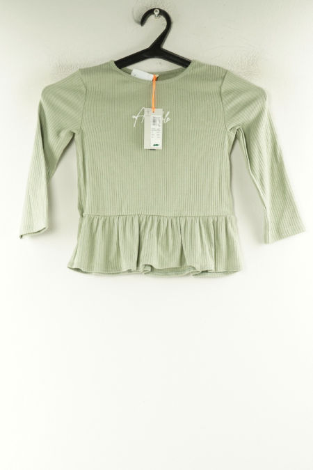 Bluzka oliwkkowa prążkowana