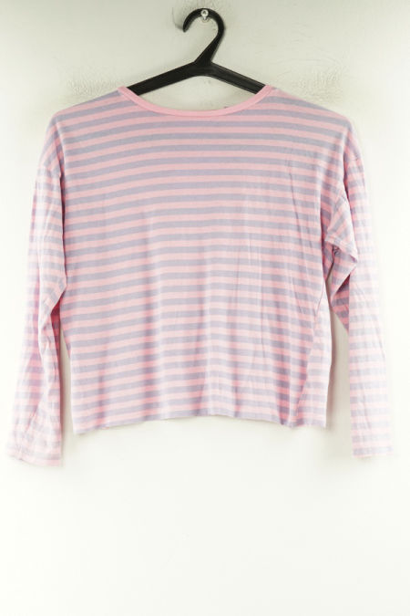 Bluzka różowo-fioletowa w paski