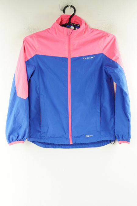 Kurtka cienka rózowo-niebieska